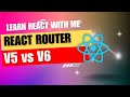 [30] React JS | React Router V5 vs V6 | Routes, element, Navigate, NavLink