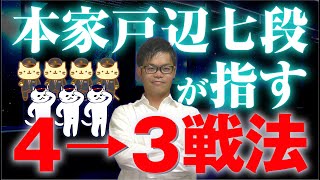 本家戸辺流【4→3戦法】