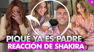 Ya nació la hija de Pique y Clara Chía. La inesperada reacción de Shakira al conocer  hija de Piqué.