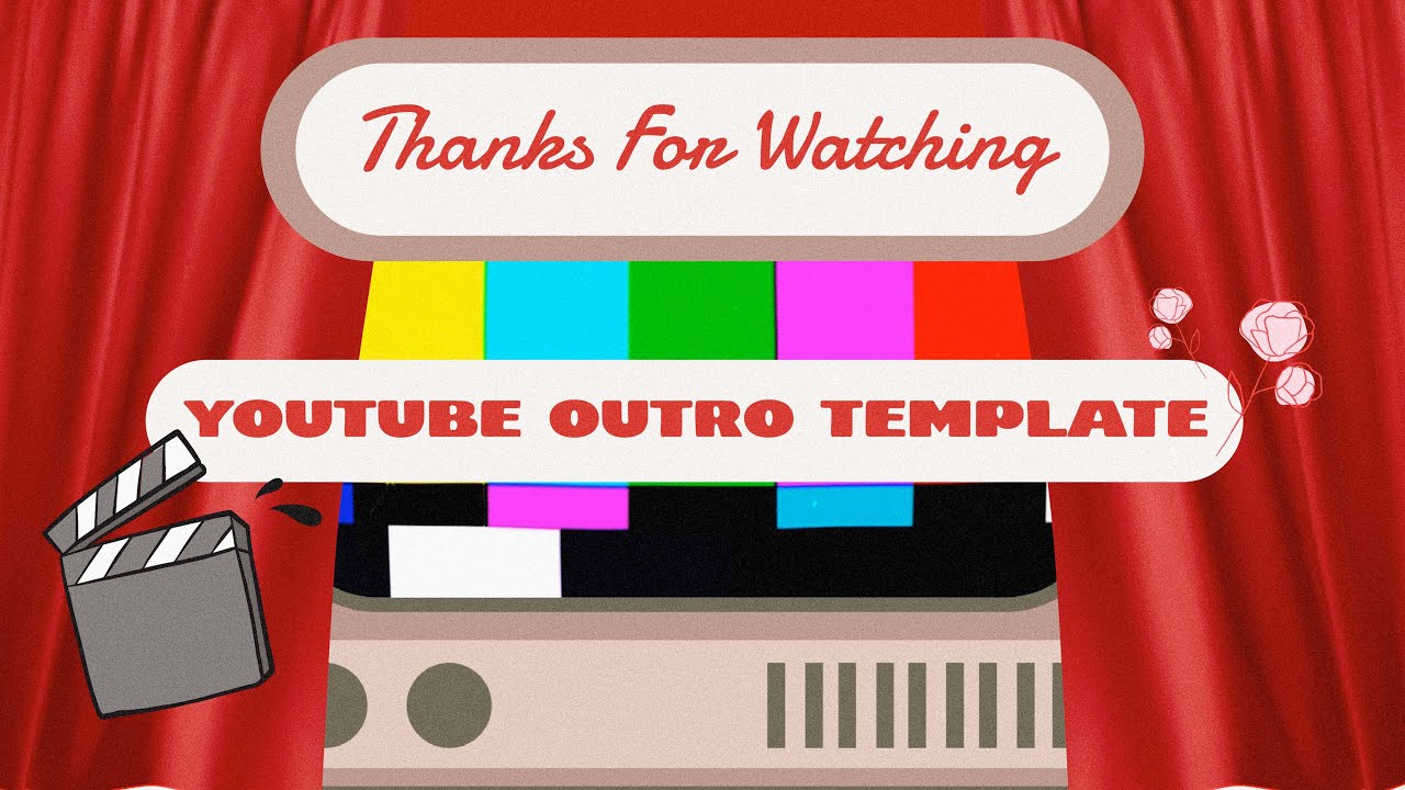 Free Youtube Outro Template Endscreen Design Youtube