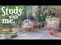 4-HOUR🌥️Study With Me • Rain sounds☔+ Lofi bgm • Pomodoro 50-10 • Day170🌳