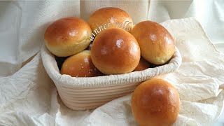 부드럽고 폭신한 기본 모닝빵 만들기 / 손반죽으로 쉽게 초보자도 한번에 성공 / Soft Dinner rolls