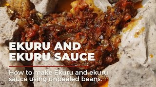 Ekuru. How to make Ekuru ( Yoruba delicacy.)