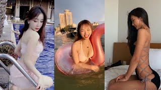 2021 top 10 【抖音 搞笑小姐姐】美女被耍流氓了，狠狠的反击😂   #搞笑美女