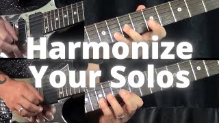How To Harmonize A Lead Guitar Line | GuitarZoom.com