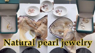 Natural pearl jewelry