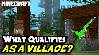 MINECRAFT | What Qualifies As a Village?