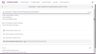 InfyTQ | Object Oriented Programming Using Python | Assignments | Assessment Solutions