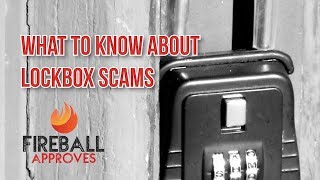 LOCKBOX SCAMS: What to Know