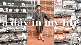 DAY IN MY LIFE VLOG | reminiscing on college graduation, life updates, shopping day + haul