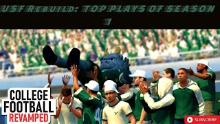 TOP PLAYS FROM SEASON 1 - NCAA 14 College Football Revamped - USF Dynasty - YouTube #Shorts