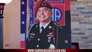 US Army Paratrooper SPC Lance Casas Angel Flight and Military Honors