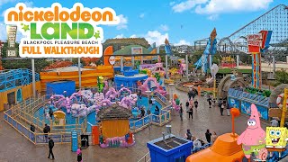 Nickelodeon Land at Blackpool Pleasure Beach Virtual Tour (Sept 2023) [4K]