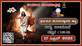 17.04.2022 | Easter Sunday | Kannada Live Mass | Our Lady of Lourdes Church