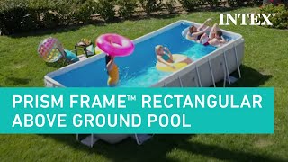 Intex® Prism Frame™ Premium Rectangular Above Ground Pools