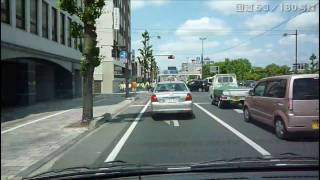 [HD] 国道180号(1/4) 岡山～総社(６倍速) Japan route 180