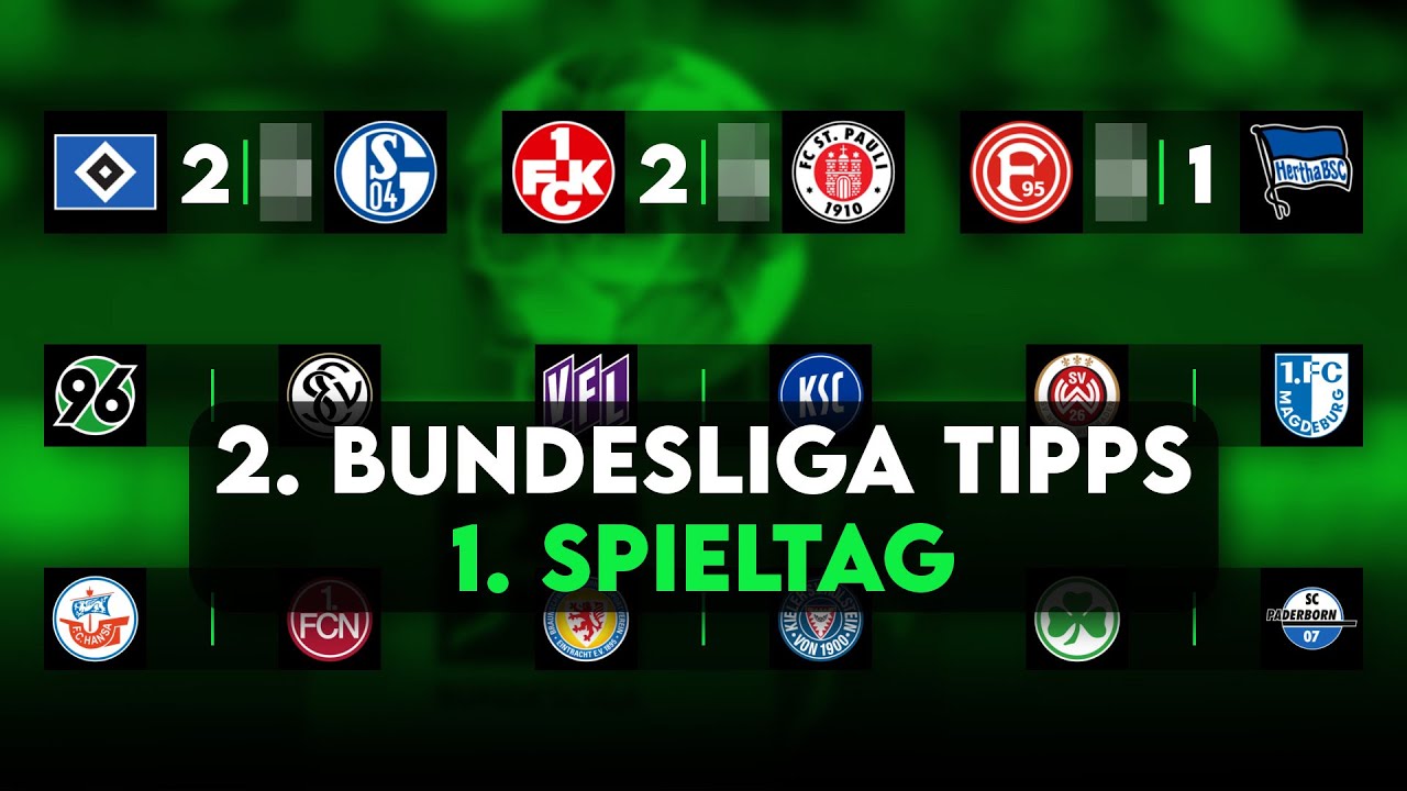 2. Bundesliga Prognose | 1. Spieltag Tipps & Vorschau | 2023/24 - YouTube