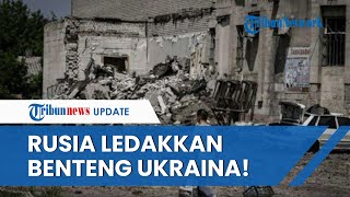 DUAARR!! Rusia Berhasil Ledakkan Benteng Ukraina Gunakan Kendaraan Lapis Baja Musuh & Diisi Peledak