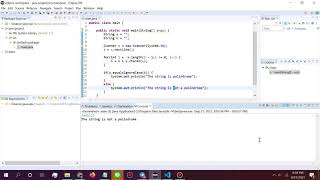 Palindrome Program in Java