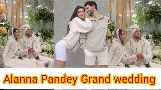 Alanna Pandey Grand wedding Full Video #alannapanday #ananyapandey #viral #wedding