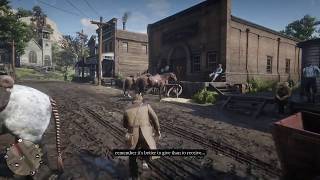 Red Dead Redemption 2 Get to Newspaper Seller Get New Hanover Gazette