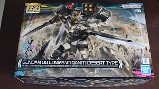 Gundam 00 Command Qan[T] Desert Type Unboxing