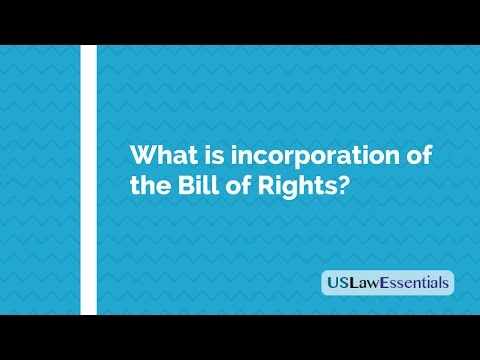 What rights are not incorporated?