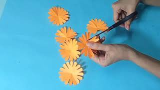 Easy Paper Flowers | Flower Making | DIY Simple Paper Flower