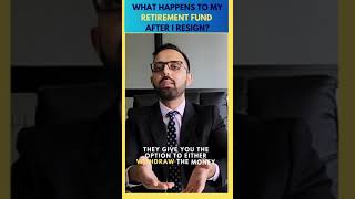 What Happens To My Retirement Fund When I Resign? #retirementfund #pensionfund #southafricanlaw