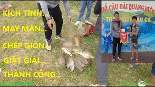 CÂU CÁ CHÉP , CHÉP GIÒN - BUỔI CÂU GIẢI KỊCH TÍNH VÀ NHIỀU MAY MẮN - PHÚC HÀ FISHING