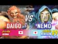 SF6 🔥 DAIGO (Akuma) vs NEMO (#9 Ranked M.Bison) 🔥 Street Fighter 6 High Level Gameplay