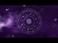 zodiac horoscope astrology signs circle rotating background 4k loop video no copyright video