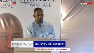 LIVE: MANSA KUNDA with Justice Minister Hon. Dawda Jallow