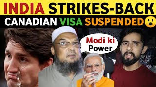 CANADIAN VISA SUSPENDED | INDIA'S BIG DIPLOMATIC MOVE | PAK PUBLIC REACTION ON INDIA REAL TV VIRAL