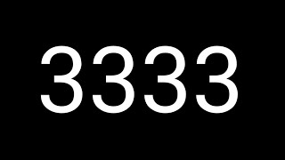 3333 Second Countup Timer Deep Focus