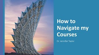 How to Navigate my Courses