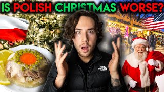 Polish Christmas vs American Christmas | Holiday Traditions, Music, Food | USA VS Pl