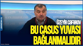 Bu casus yuvası BAĞLANMALIDIR - Üzeyir Cəfərov OD PÜSKÜRDÜ