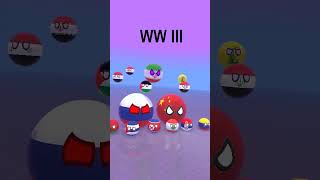 world war 3-2-1 #countryballs #countrymusic #ww3 #ww2