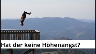 Der Stuttgarter Parkourläufer Andy Haug