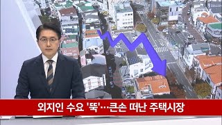 외지인 수요 '뚝'…큰손 떠난 주택시장