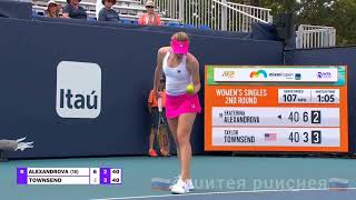 Ekaterina Alexandrova 11 Aces Miami 2023