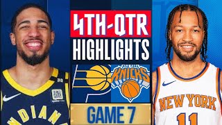 New York Knicks vs Indiana Pacers Game 7 Highlights 4th-QTR | May 19 | 2024 NBA Playoffs