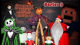 Nightmare Before Christmas Diamond Select Toys Series 3 Action Figures unboxing Halloween songs