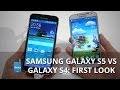 Samsung Galaxy S5 vs Galaxy S4: first look