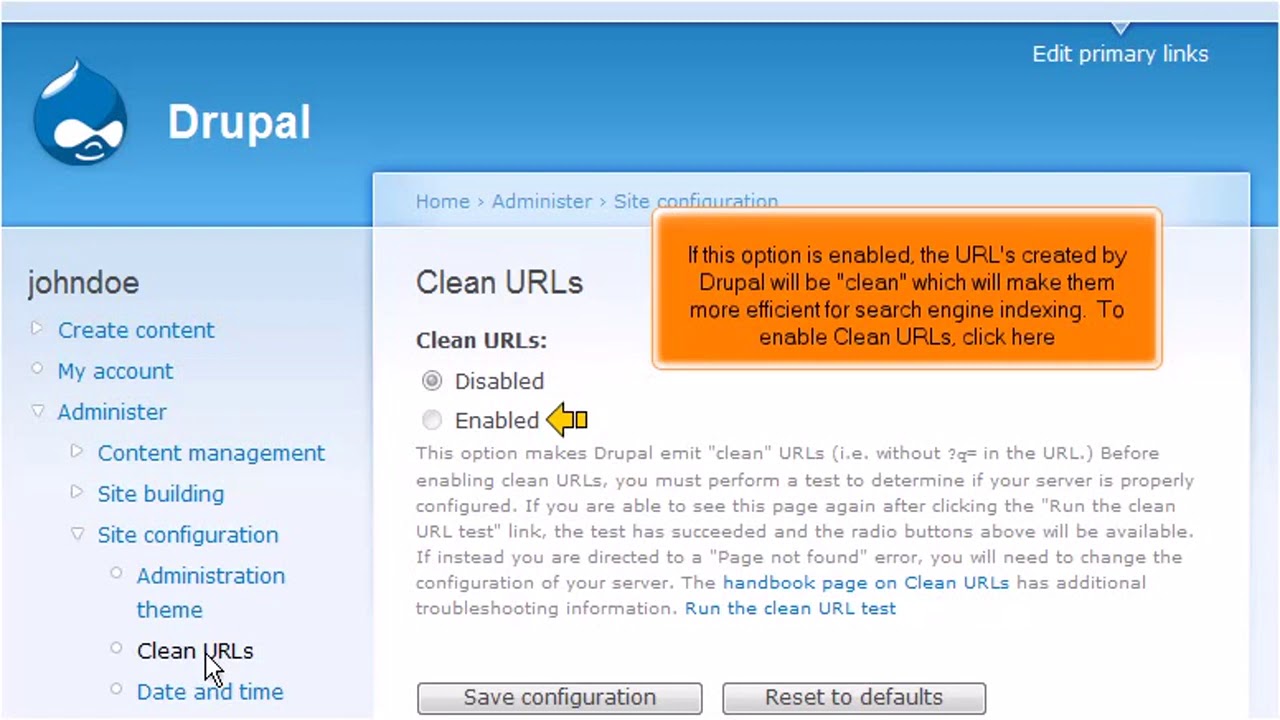 Drupal How To Configure Your Site Youtube