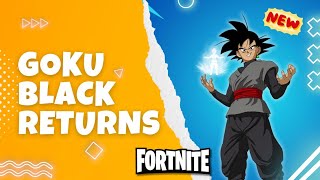 Goku Black Returns to FORTNITE