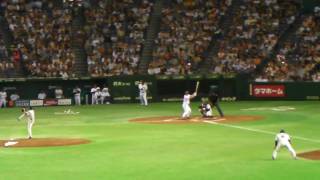 2009.6.28 巨人vsヤクルト 小笠原先制タイムリー3ベース\u0026新チャンステーマ