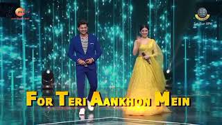 Darshan Raval ,Divya Khosla Performance Saregamapa Blockbuster Finale Zee TV Teri Aankhon mein