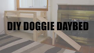 DIY Plywood Dog Bed with Removable Ramp